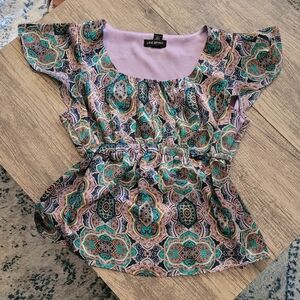 Lane Bryant Jewel Tone Top 18/20